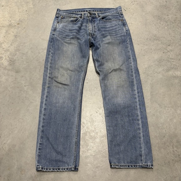 Levi's Other - Levi's 505‎ Men Jeans 34x30 Blue Denim Straight Regular Fit Medium Wash Casual